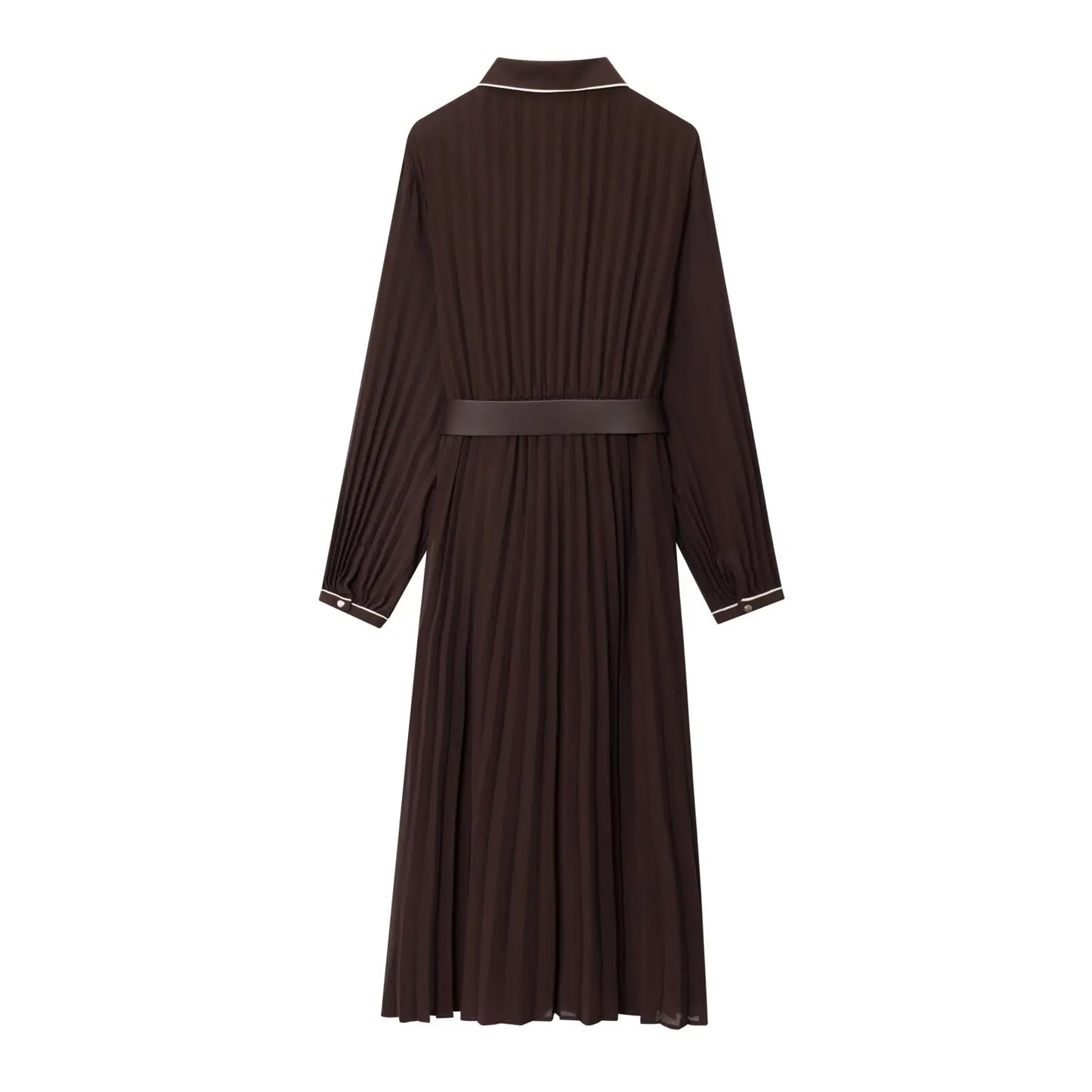 European & American Style Patchwork Midi Dress