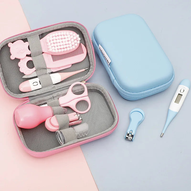 8PCS Baby Healthcare & Grooming Kit - Newborn Essentials