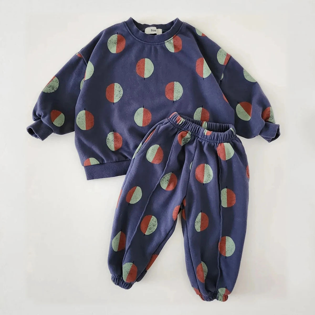 Baby & Toddler Balloon Print Outfit Set – Sweatshirt & Jogger Pants