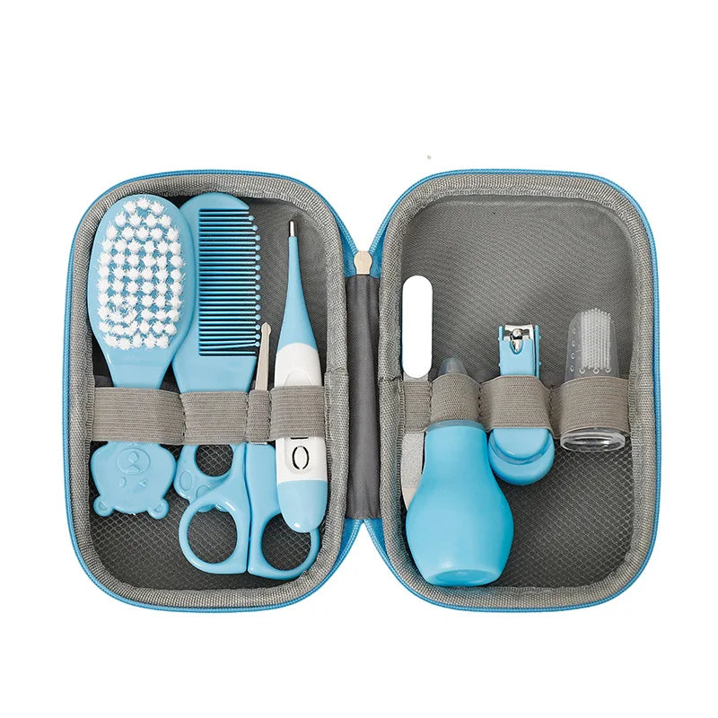 8PCS Baby Healthcare & Grooming Kit - Newborn Essentials