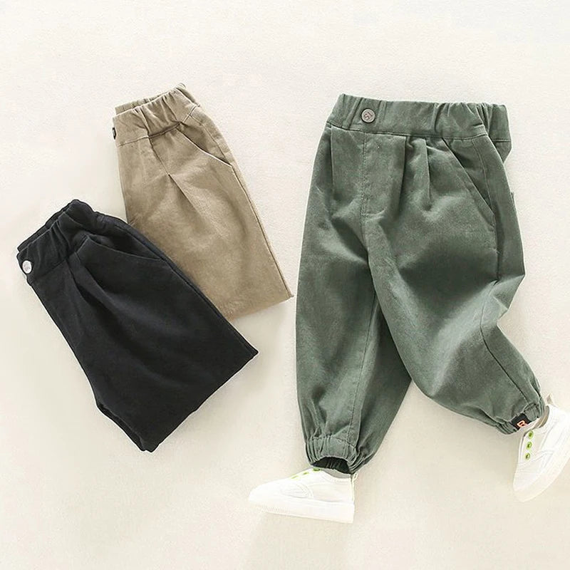 Boys & Girls Casual Cargo Sweatpants (1–8 Years)
