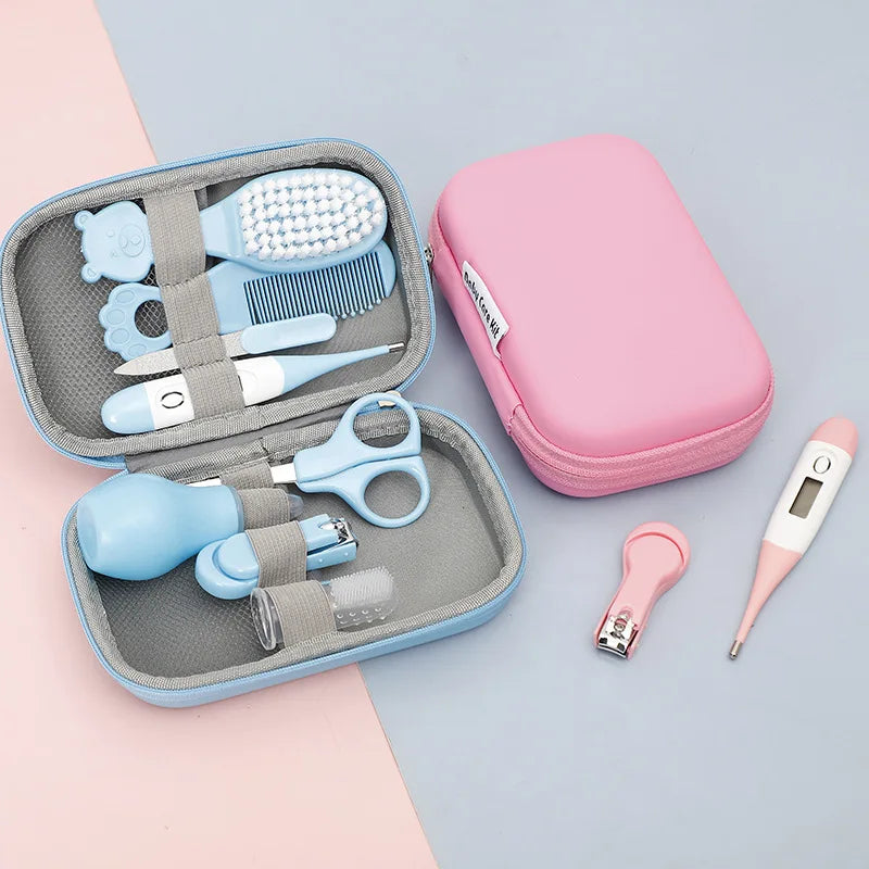 8PCS Baby Healthcare & Grooming Kit - Newborn Essentials