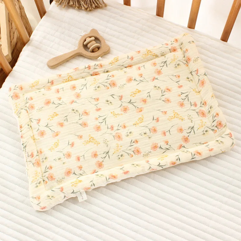 Baby Pillow – 100% Cotton | Breathable & Soothing (0–12 Months)