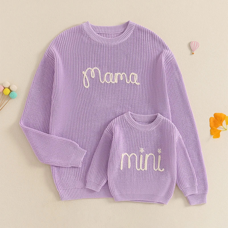 Family Matching Sweaters – Mommy & Me Knitwear