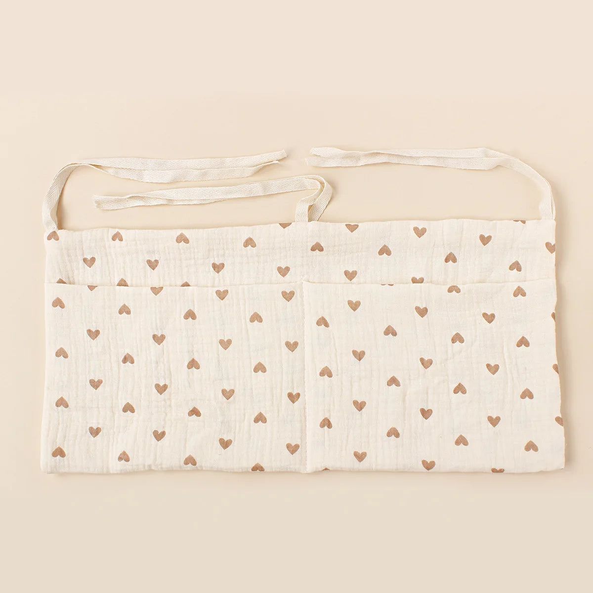 Baby Crib & Stroller Hanging Storage Bag – Dual Pocket Organizer