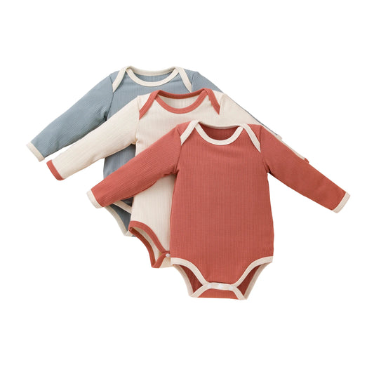 Newborn & Toddler Long Sleeve Romper – Soft Cotton Jumpsuit