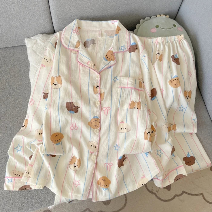 Sweet Loungewear 2-Pieces Set- Pajamas