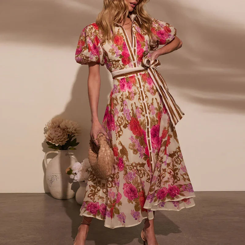 Women’s Casual Floral Bohemian Party Dress