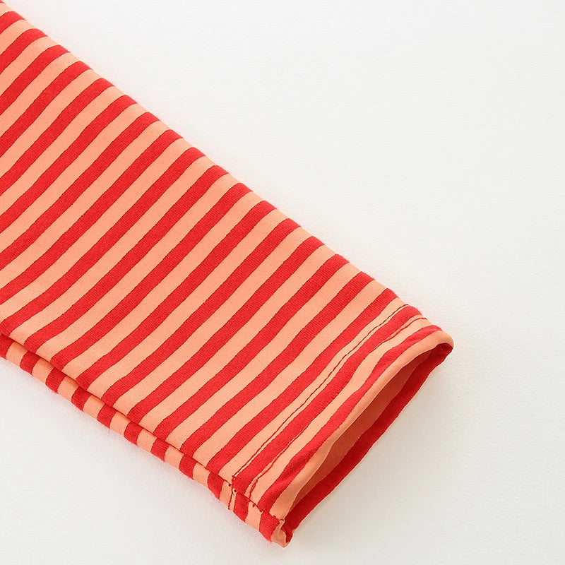 Girls Santa Claus Embroidered Cotton Christmas Dress