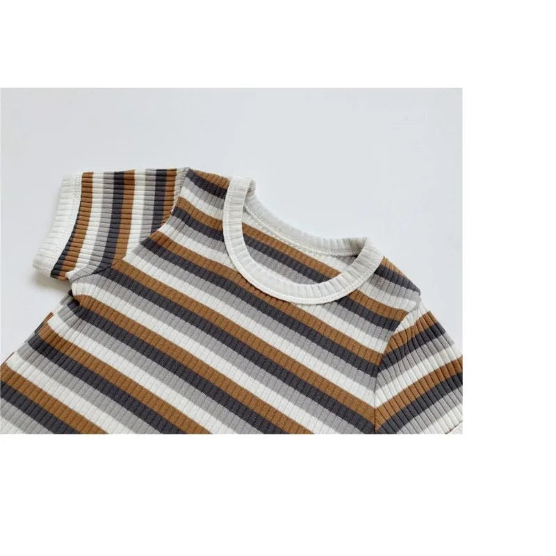 Summer 2-Piece Toddler Outfit – T-Shirt & Shorts
