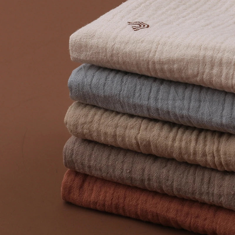 5PC Baby Muslin Cotton Towels – Soft Newborn Washcloths