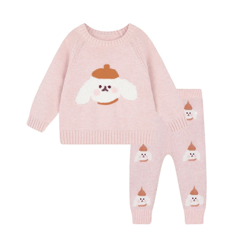 Baby Knitwear Sweater & Pants Set – Unisex | 0–3 Years