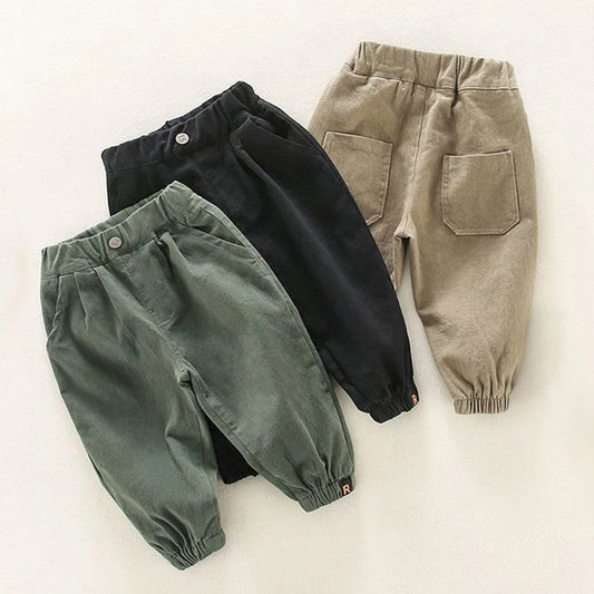 Boys & Girls Casual Cargo Sweatpants (1–8 Years)