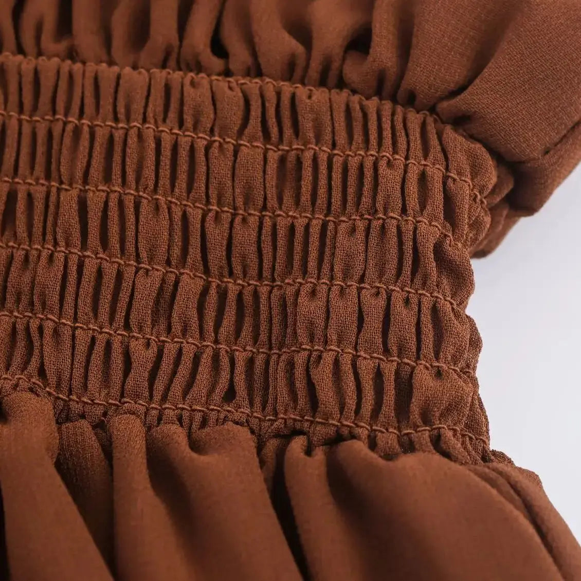 Women’s Multi-Layer Lotus Leaf Trim Dress