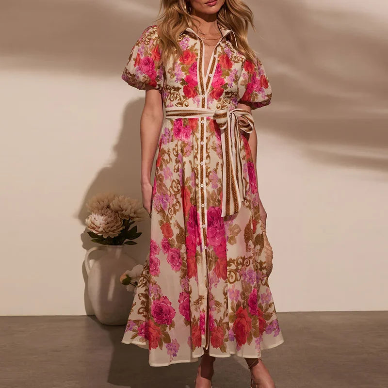 Women’s Casual Floral Bohemian Party Dress