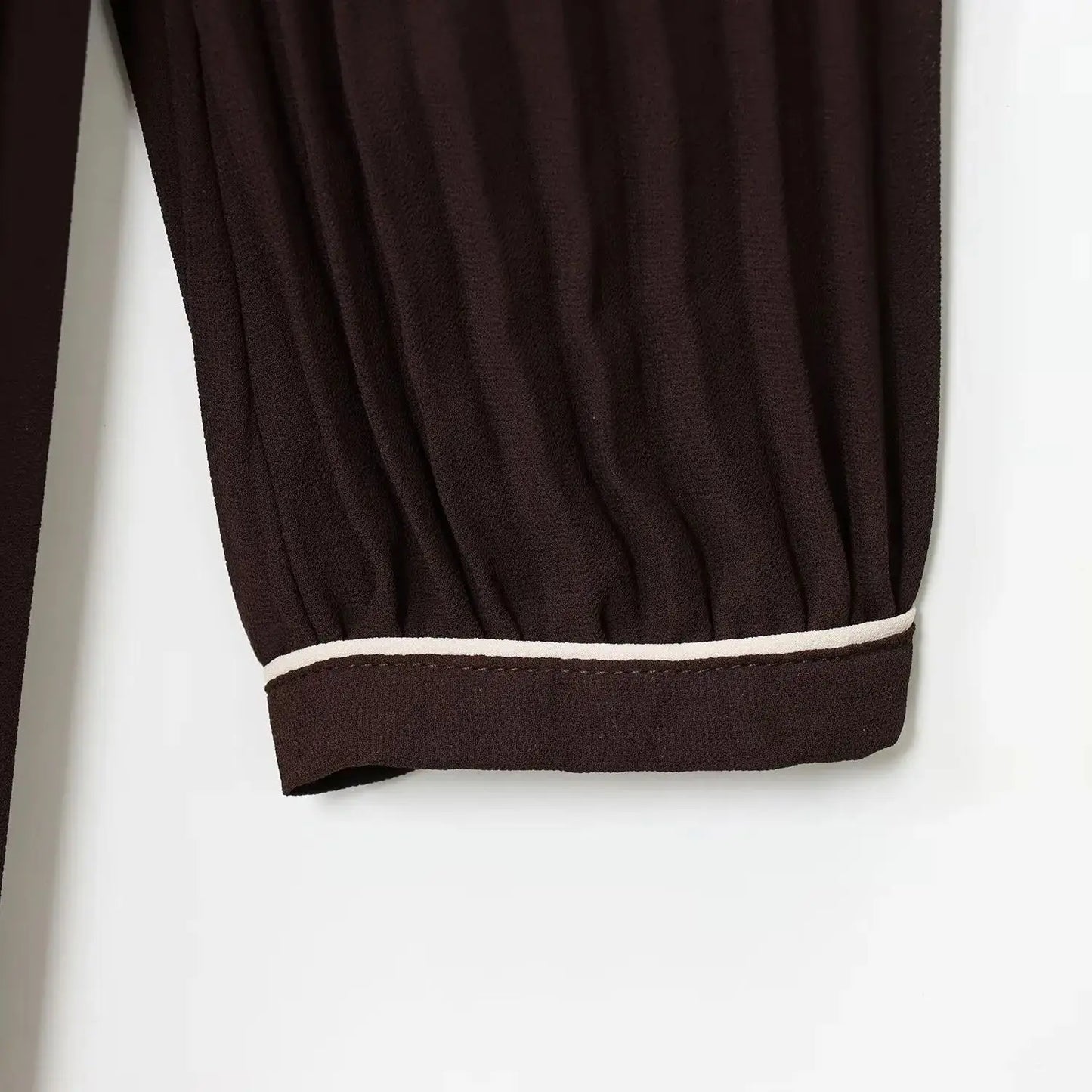 European & American Style Patchwork Midi Dress