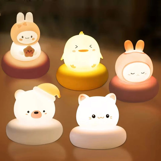 Soft Glow Nursery Night Light – Rechargeable & Safe for Babies