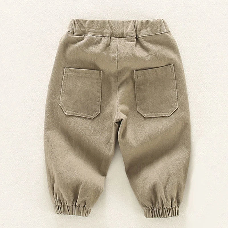 Boys & Girls Casual Cargo Sweatpants (1–8 Years)