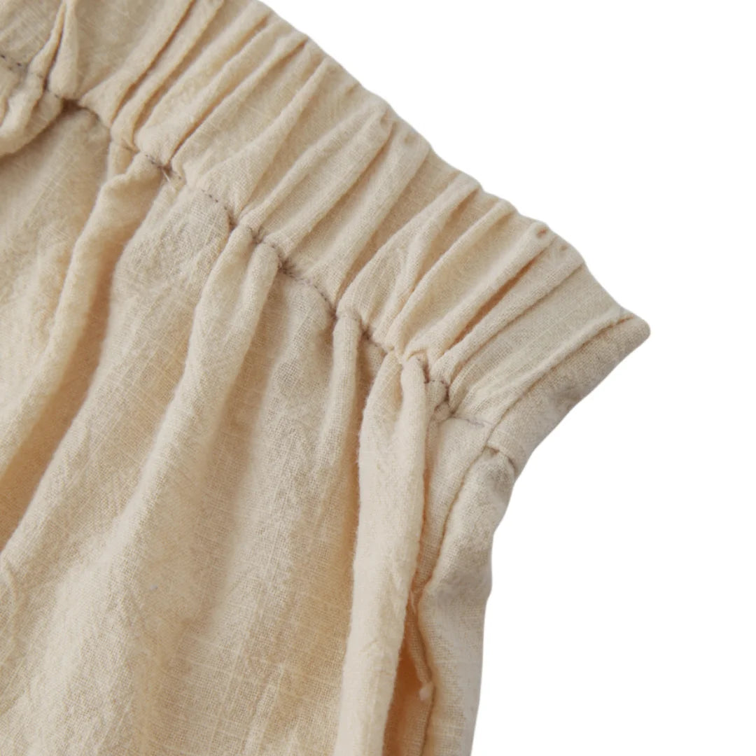 Toddler Boy Summer Outfit – Cotton Shirt & Shorts Set (2PCS)