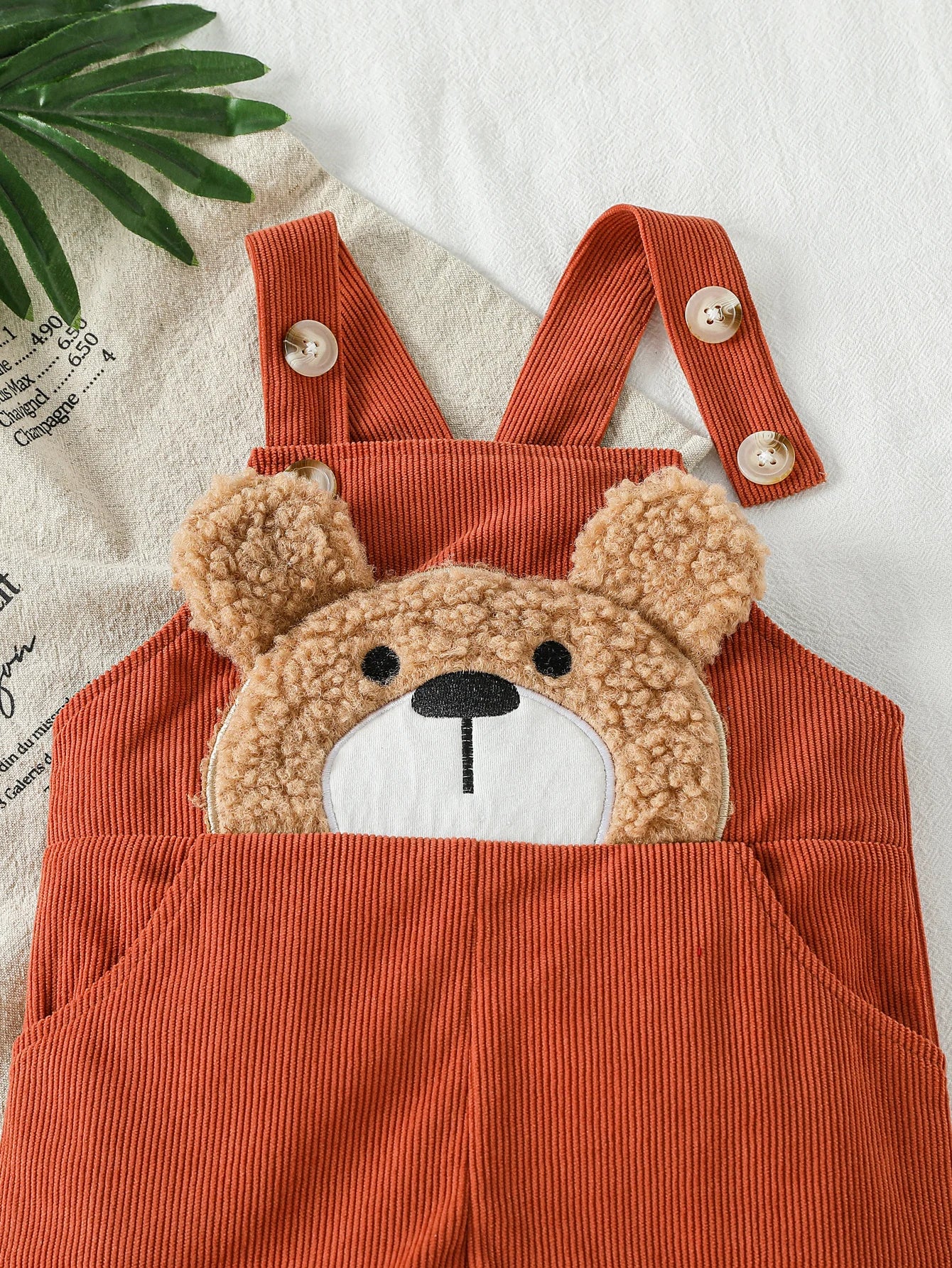 Baby Bear Overalls – Unisex Autumn Jumpsuit