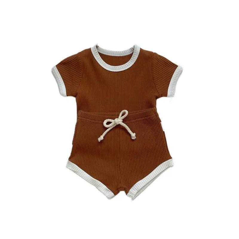 Summer 2-Piece Toddler Outfit – T-Shirt & Shorts