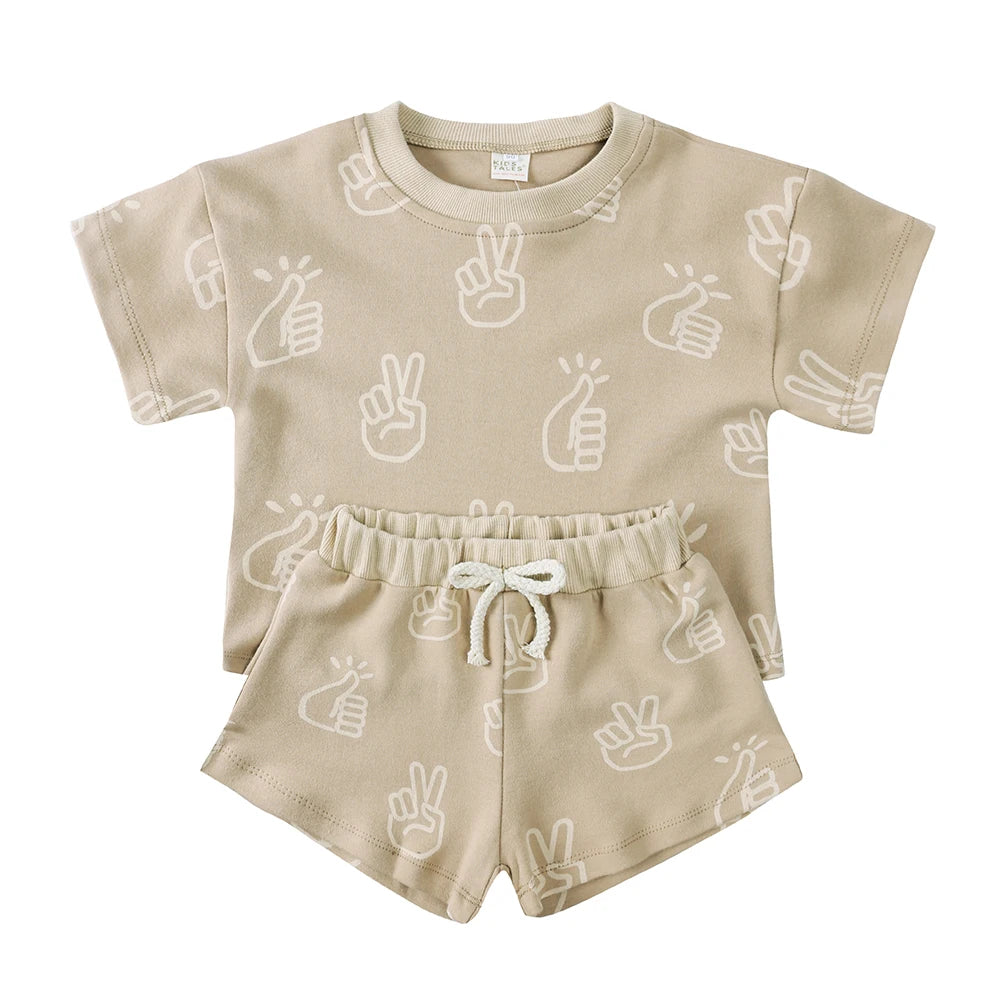Kids Summer 100% Cotton Clothing Sets – 1–8 Years