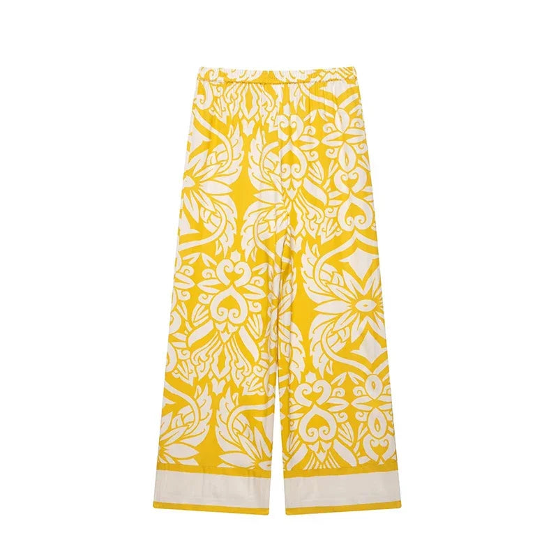 Women’s Wide-Leg Pants 2-Piece Set