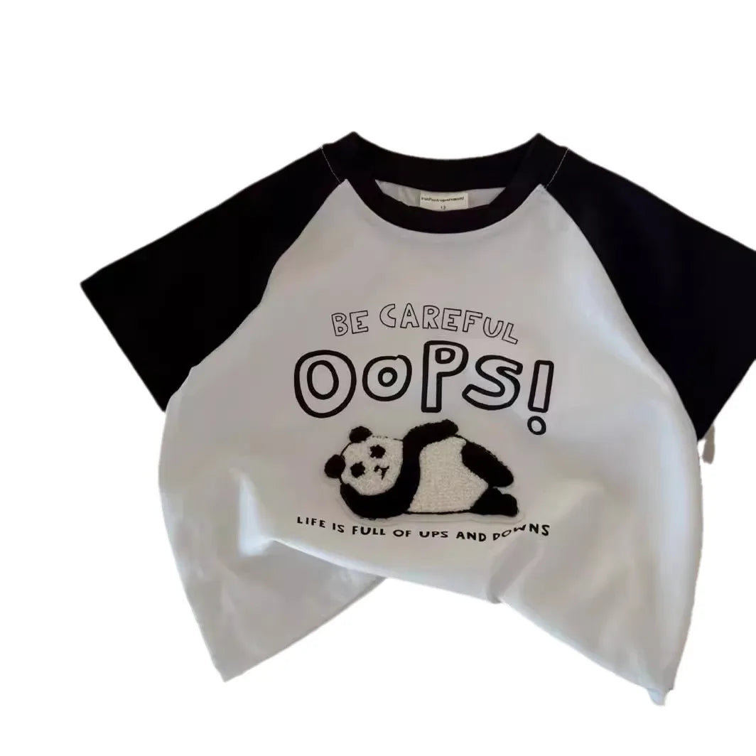 Pure Cotton Cartoon Boys T-shirt – Summer