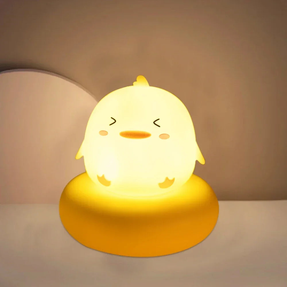 Soft Glow Nursery Night Light – Rechargeable & Safe for Babies