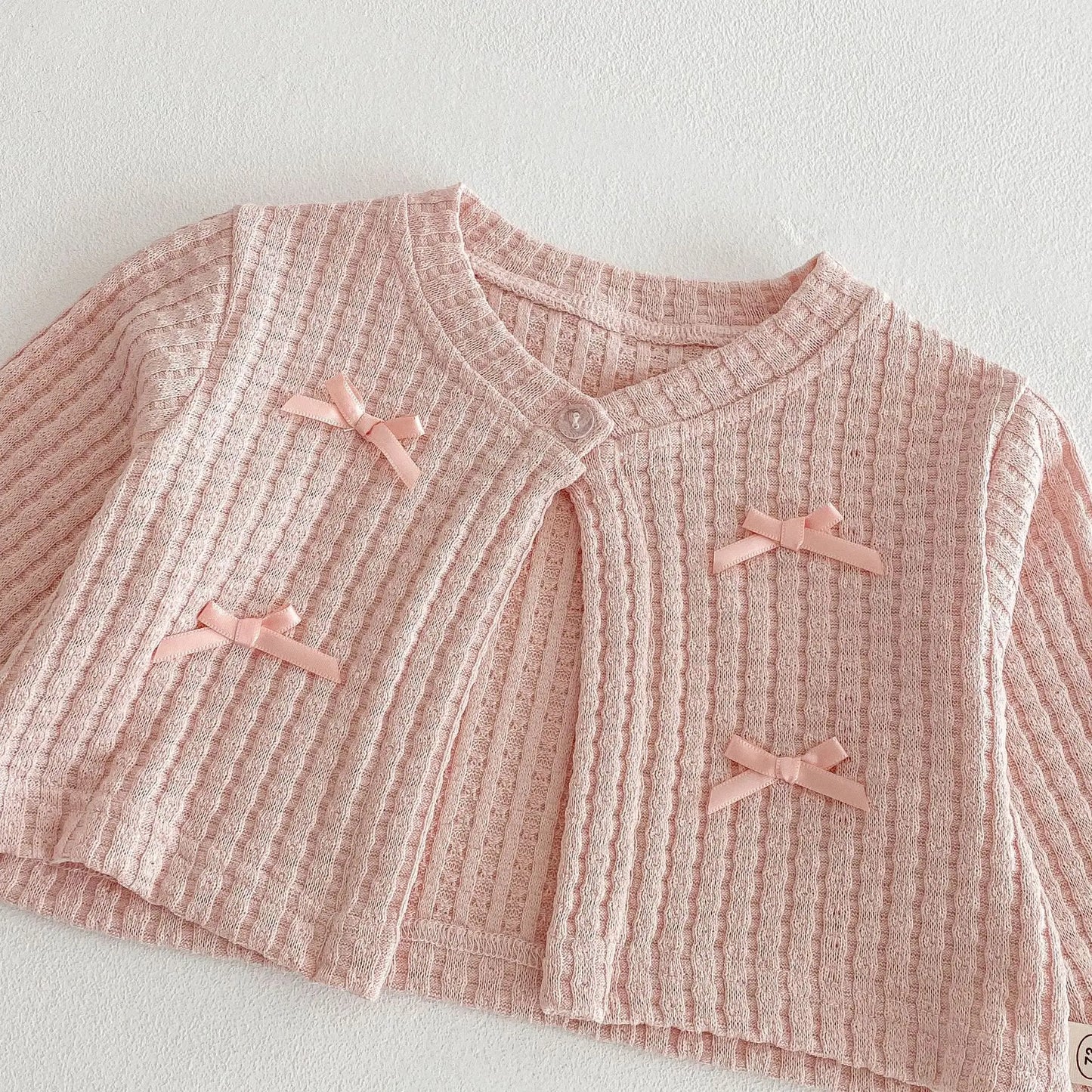 Girl’s Pink Coat – Solid Color Cardigan Princess Dress (6M–5Y) Sold Separately