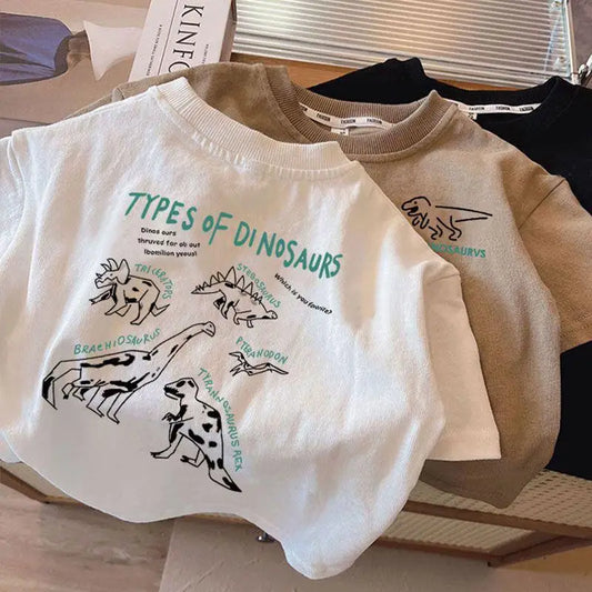 Toddler Dinosaur Print T-Shirt – Summer Tee