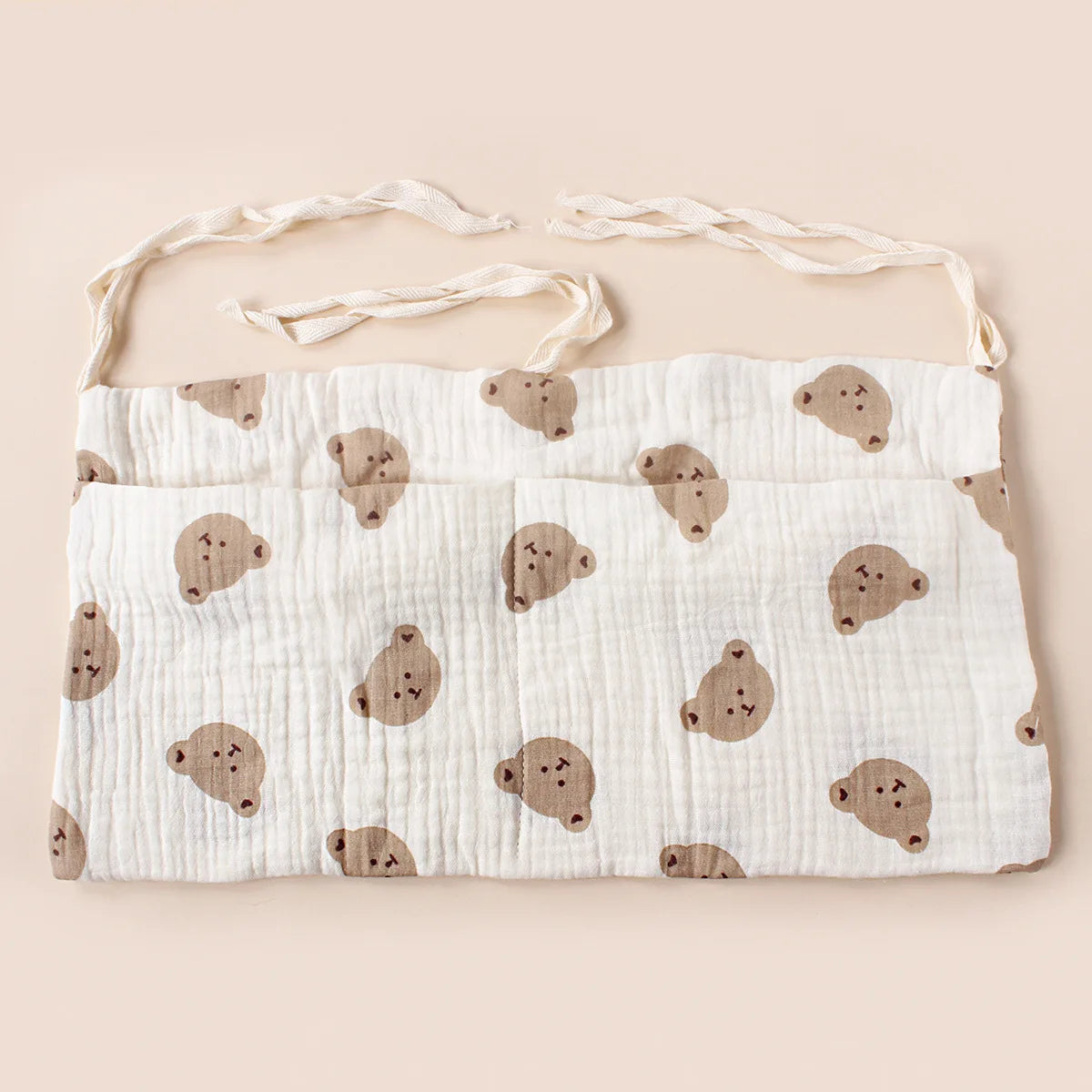 Baby Crib & Stroller Hanging Storage Bag – Dual Pocket Organizer