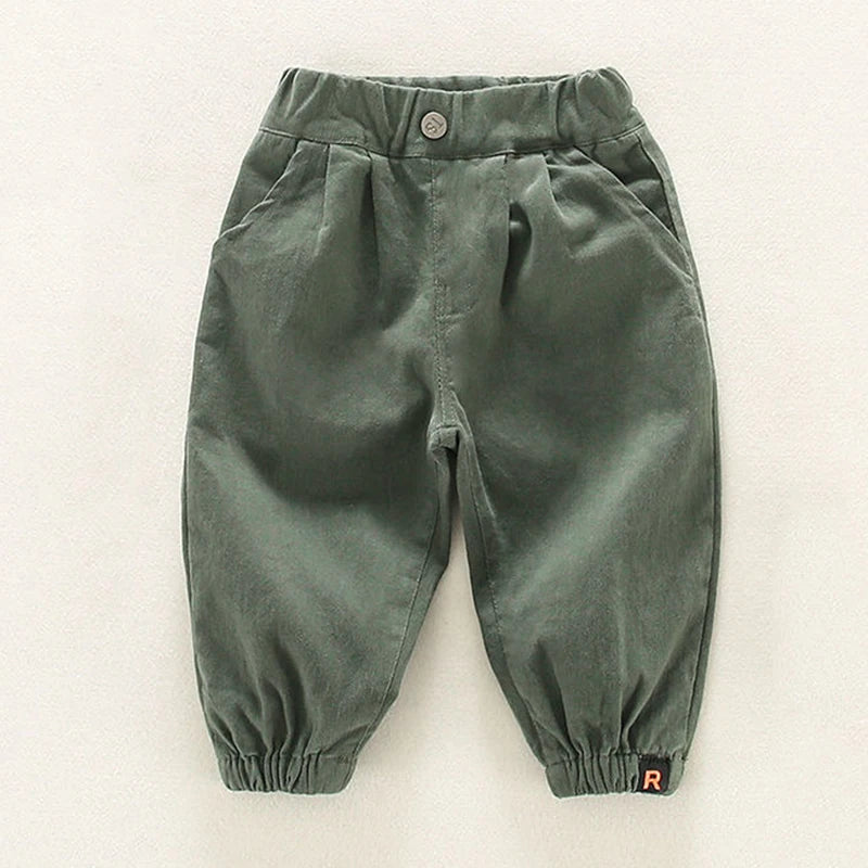 Boys & Girls Casual Cargo Sweatpants (1–8 Years)