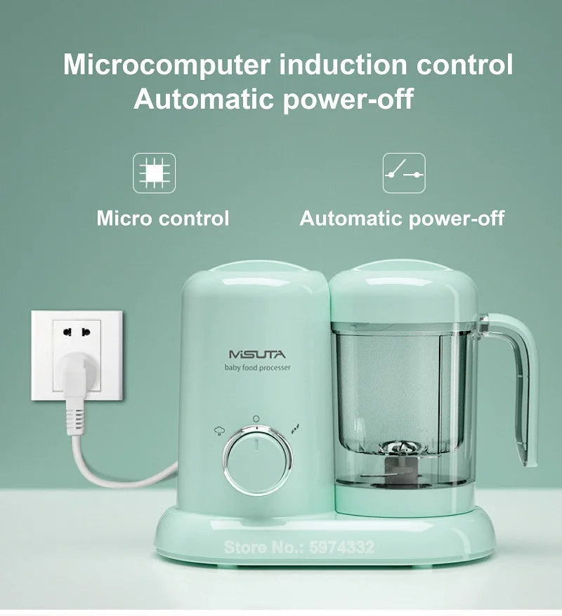 Baby Food Maker – All-in-One Blender, Steamer & Grinder