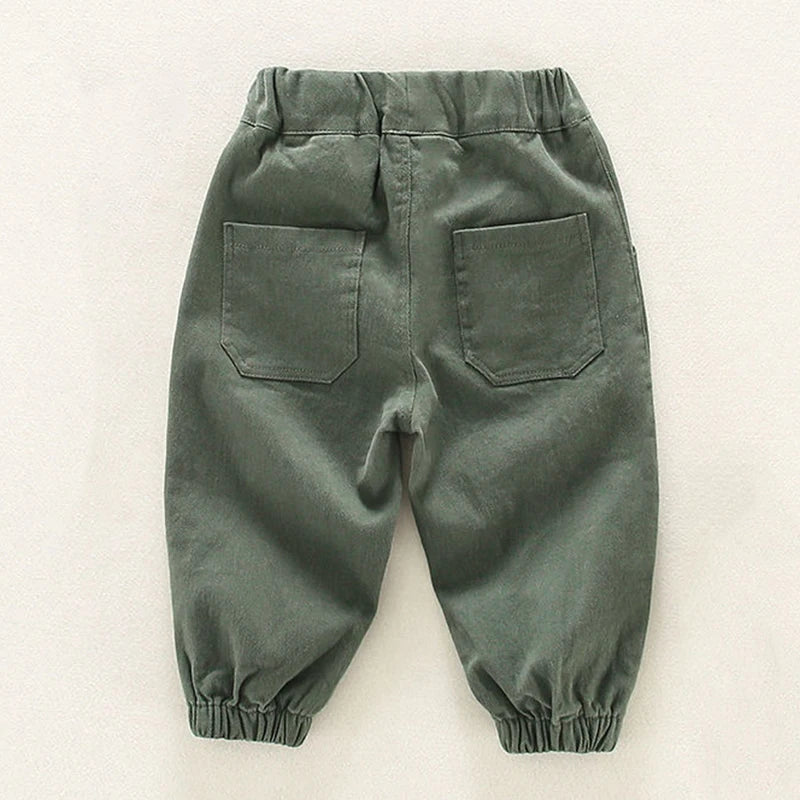 Boys & Girls Casual Cargo Sweatpants (1–8 Years)