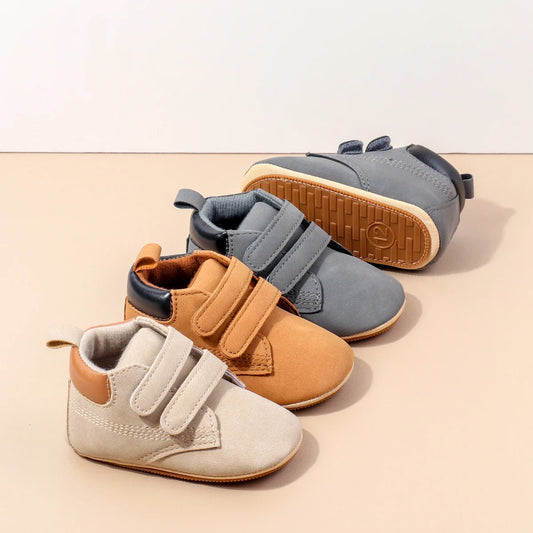Baby Boys First Walker Shoes – Indoor & Outdoor