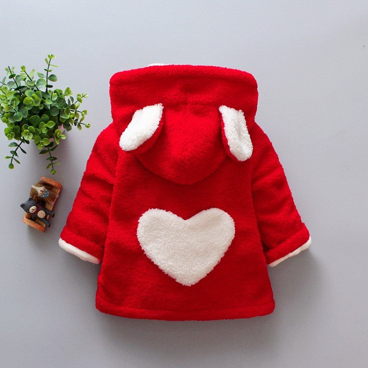 Toddler Girl Winter Bunny Coat (Ages 9M–3Y)
