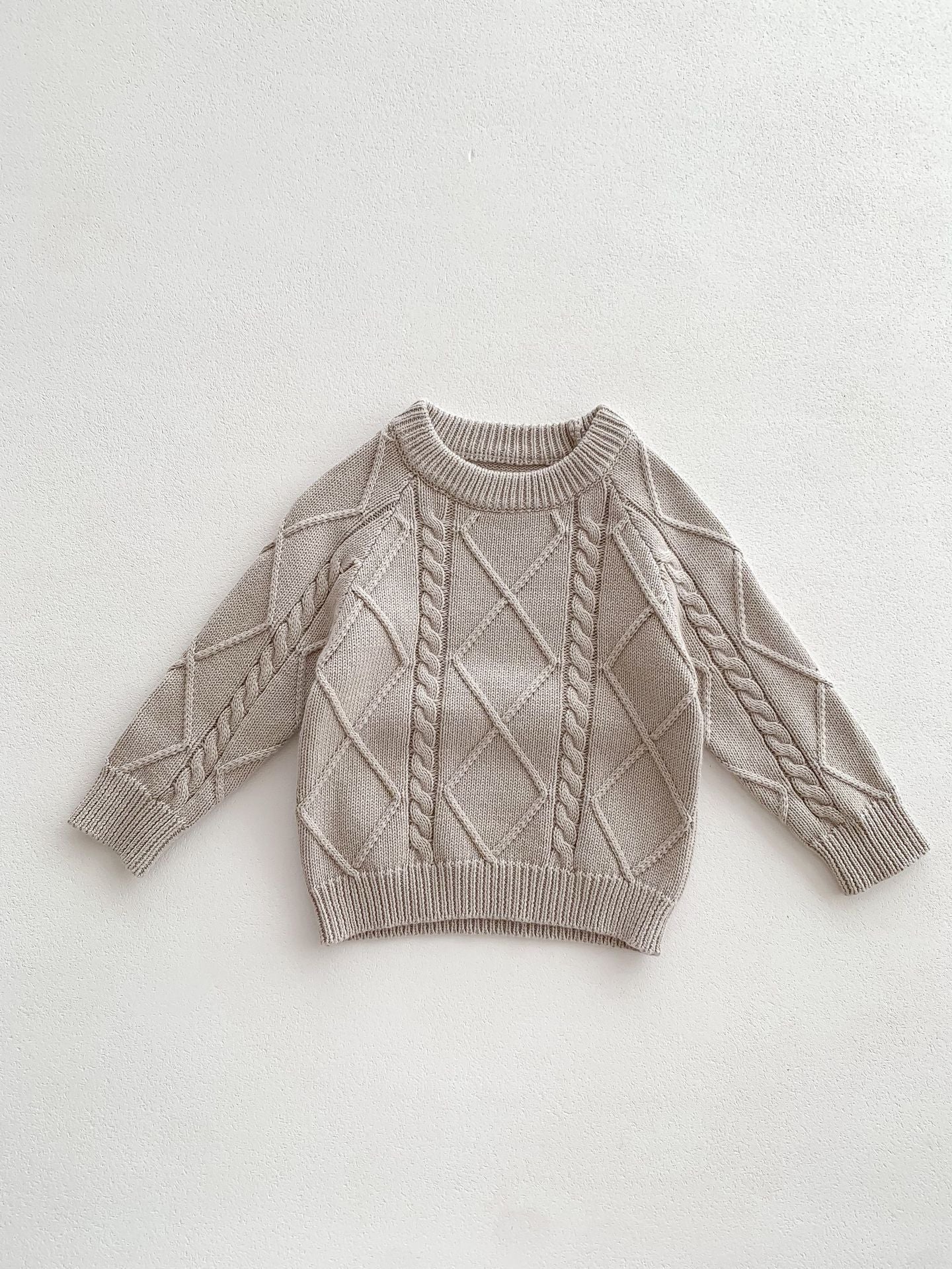 Baby Autumn & Winter Knitted Sweater or Jumpsuit – Neutral Unisex Style