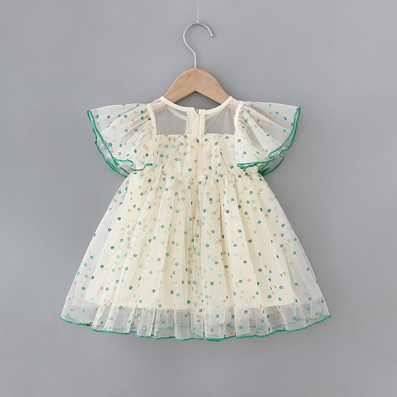 Girls’ Sweet Party Dress – Sleeveless A-Line Dress