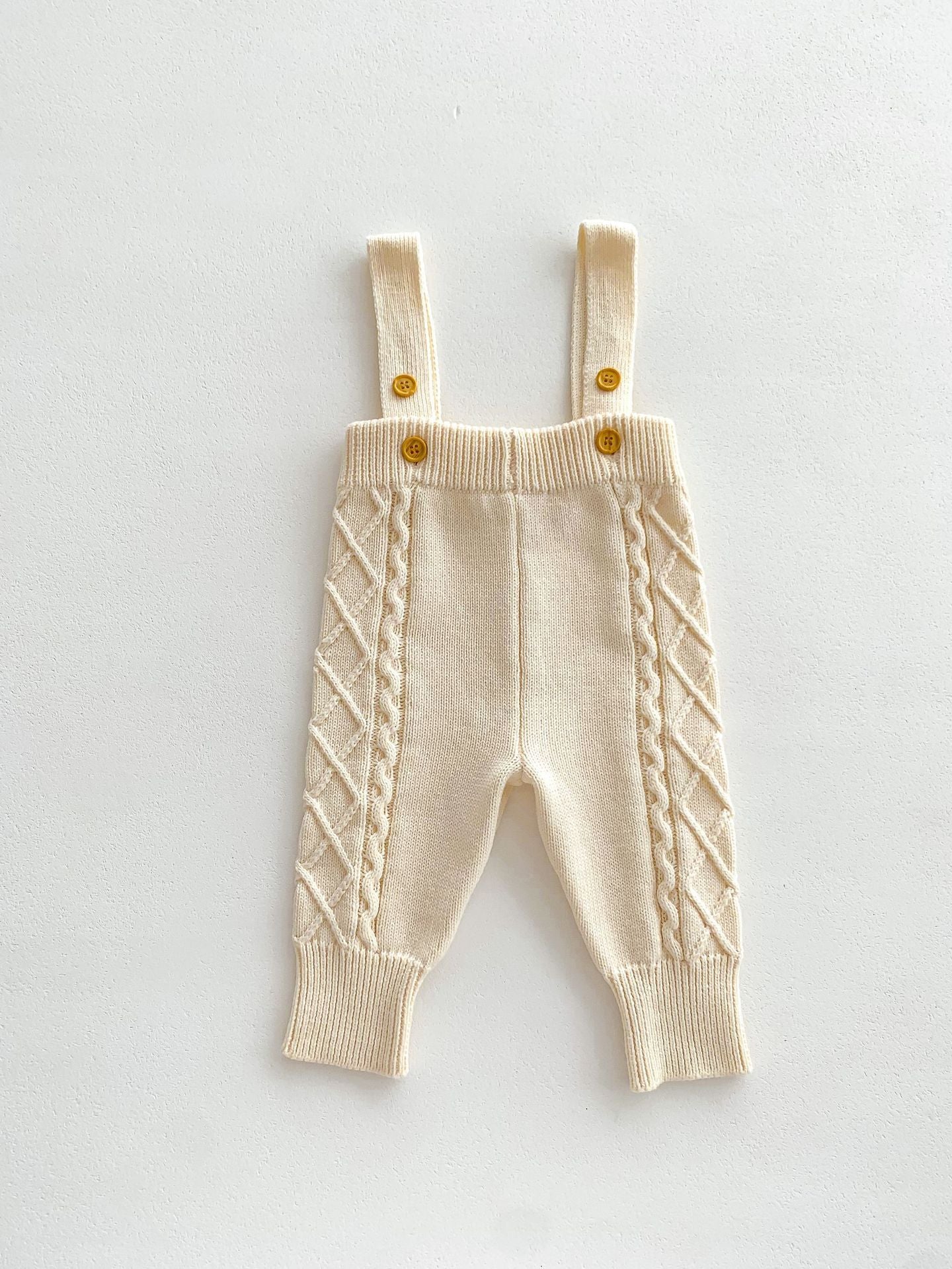 Baby Autumn & Winter Knitted Sweater or Jumpsuit – Neutral Unisex Style