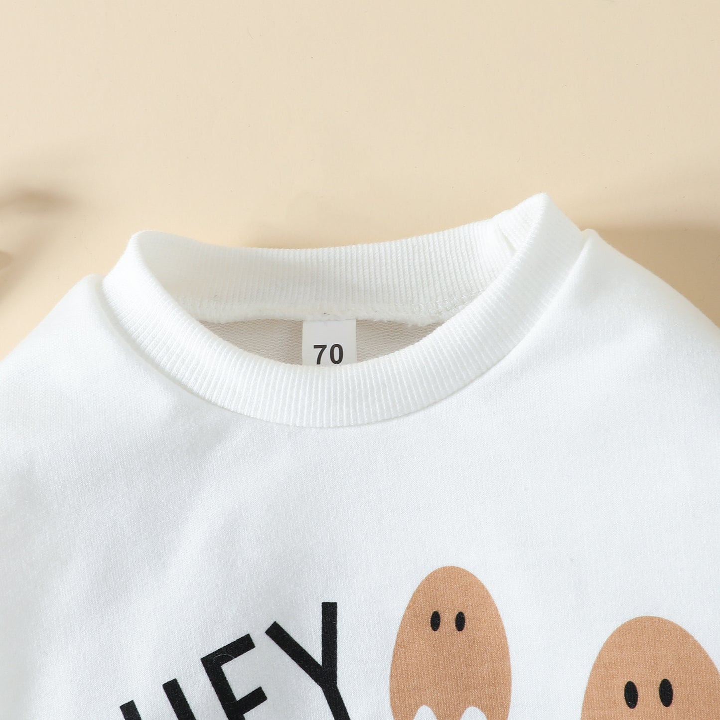 Halloween Baby Romper – Cartoon & Alphabet Print (Unisex)